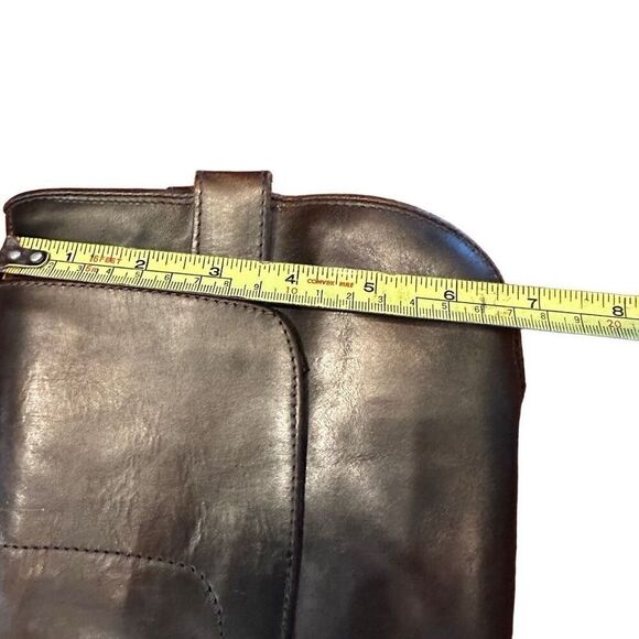 Frye Melissa tall dark brown riding boots- size 8 - Picture 2 of 10